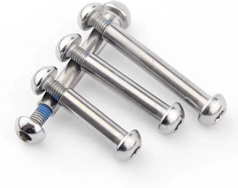 NONE 20PC M8X17-87MM Bike Rear Shock Screws Full Suspension MTB Bolts Steel Lock Screws Electric Scooter Base Roller Skate Fixed Bolt