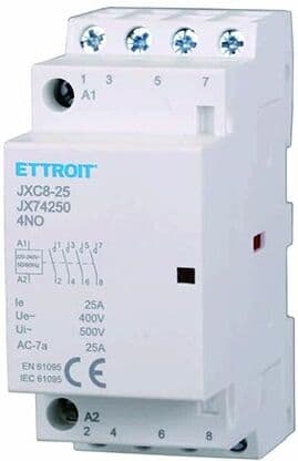 Ettroit Contattore Modulare 4p 25 A 4no  Jx74250