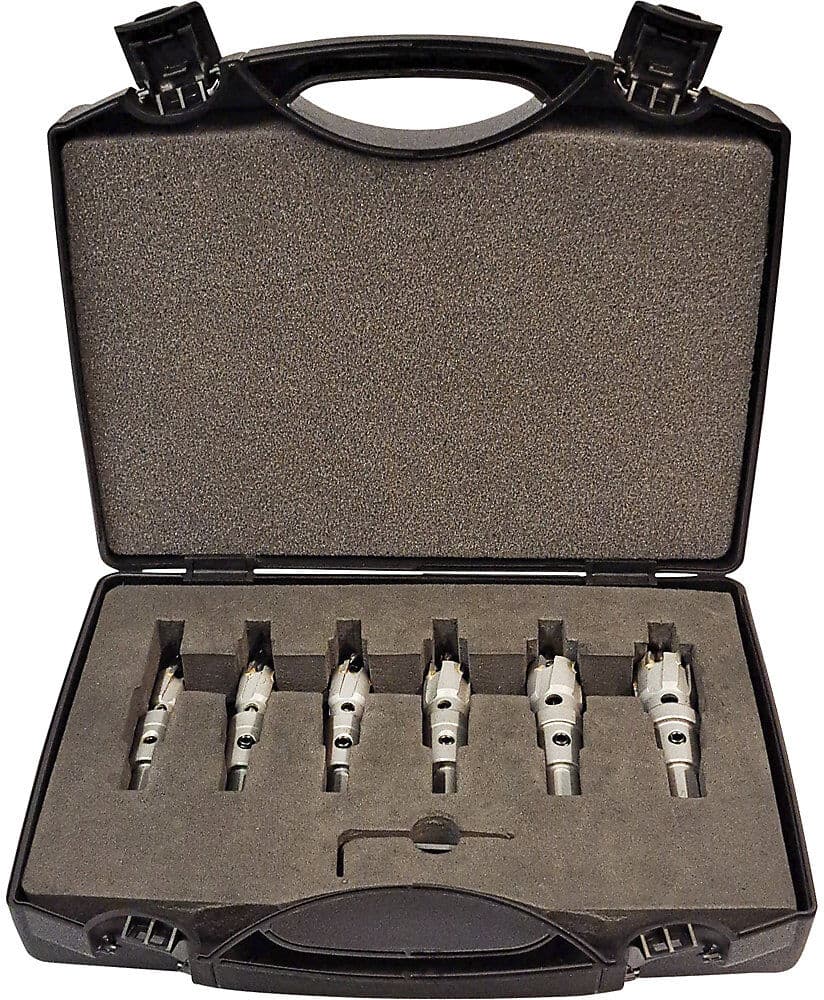 Projahn TCT Metall-Lochsägen Set, inkl. Spiralbohrer, Federn, Winkelstiftschlüssel, 18 Teile