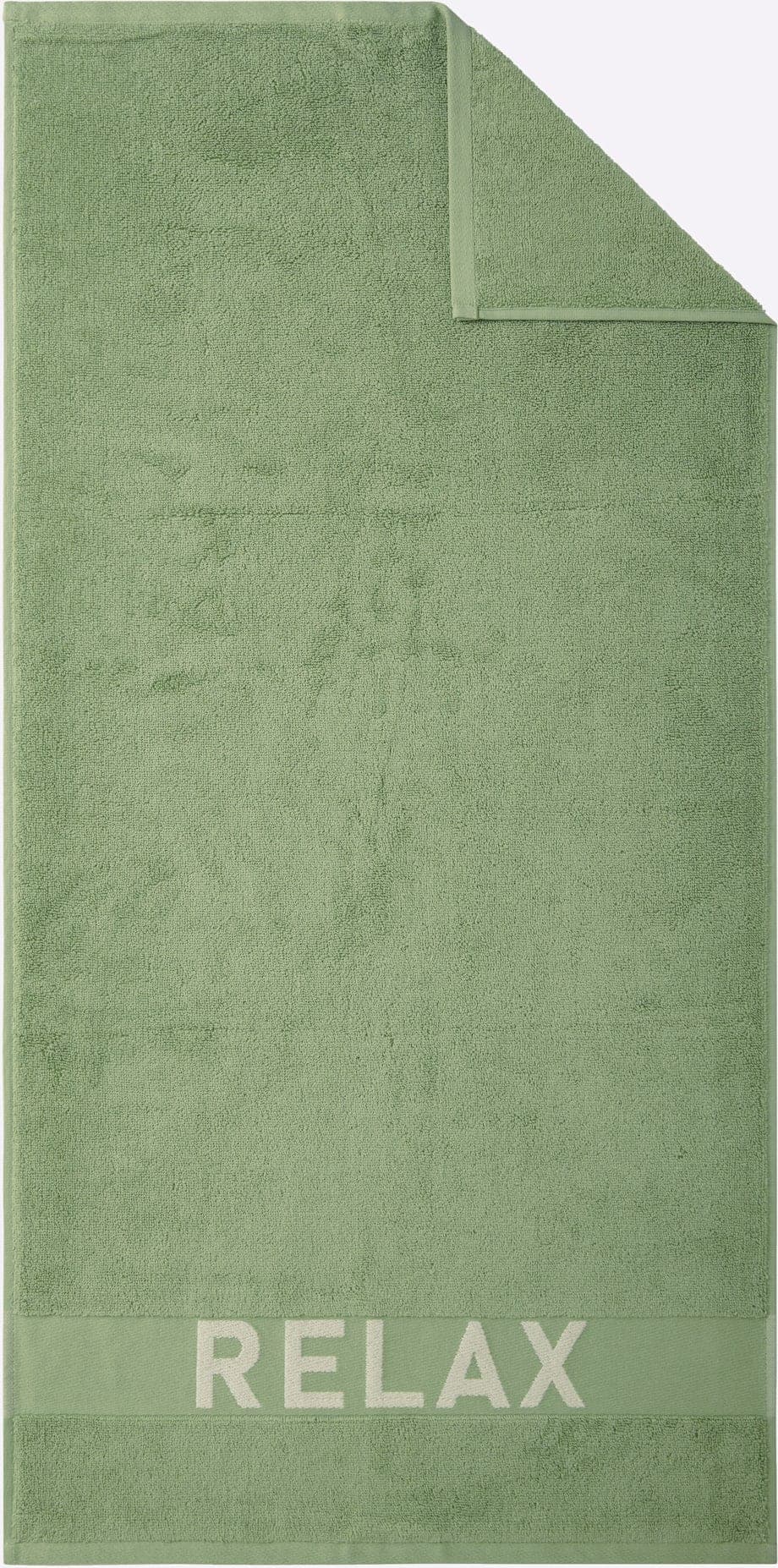 Handtuch WÄSCHEPUR Gr. 1, grün (eucalyptus), B:50cm L:100cm, Walkfrottee, 100% Baumwolle, Handtücher, Handtuch eucalyptus B/L: 50cmx100cm, 1 Stk., Walkfrottee