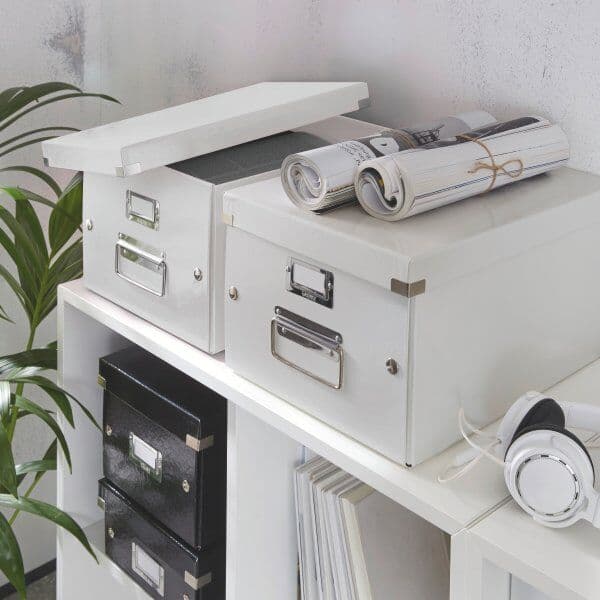 Leitz Click & Store Boks   M   Hvid