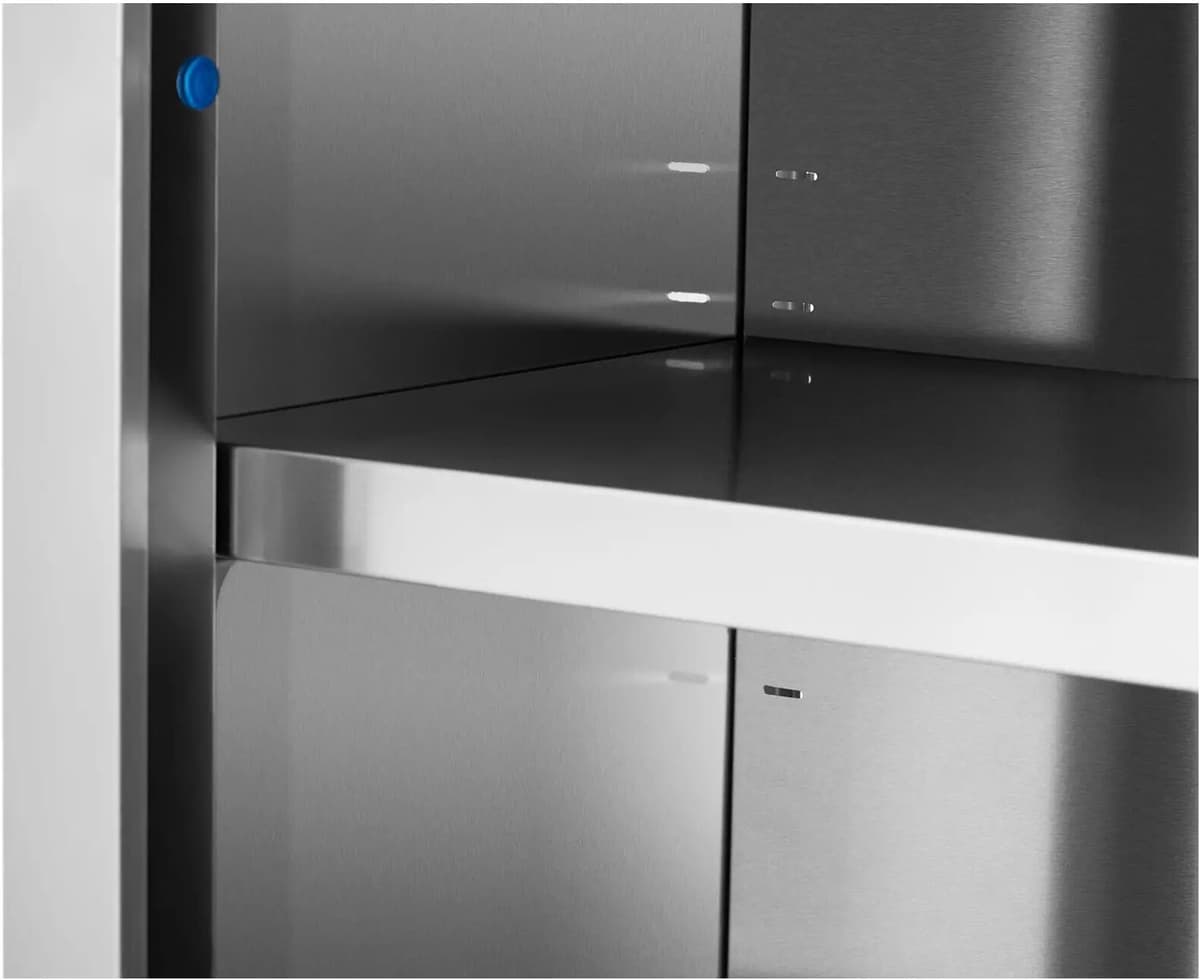 Royal Catering Nástenná skrinka z ušľachtilej ocele - 100 x 45 cm 10011663