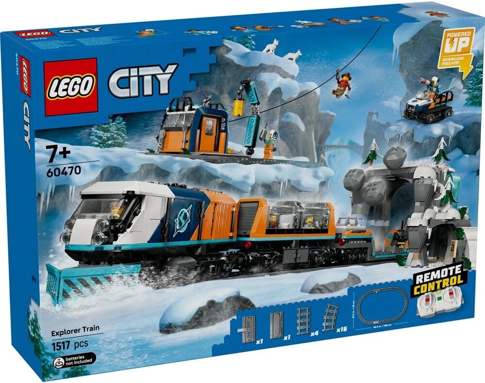Lego City - Felfedezők sarkvidéki expresszvonata (60470) Játék