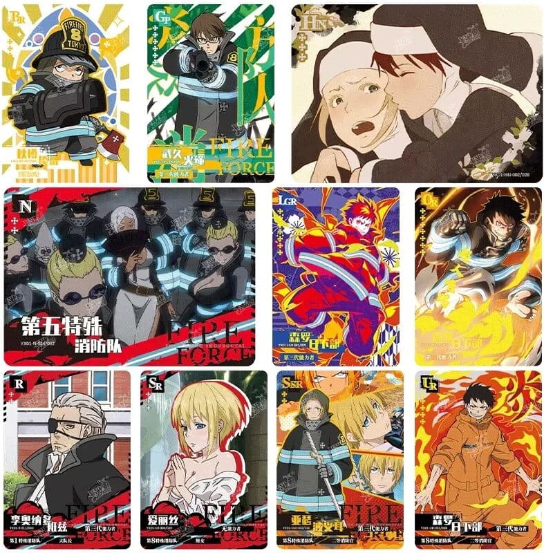 Genuine In Stock Kayou Fire Force Card Yanwu Zhenhun Vol.1 Game Collection Card Toy Birthday Surprise Gift Original Box