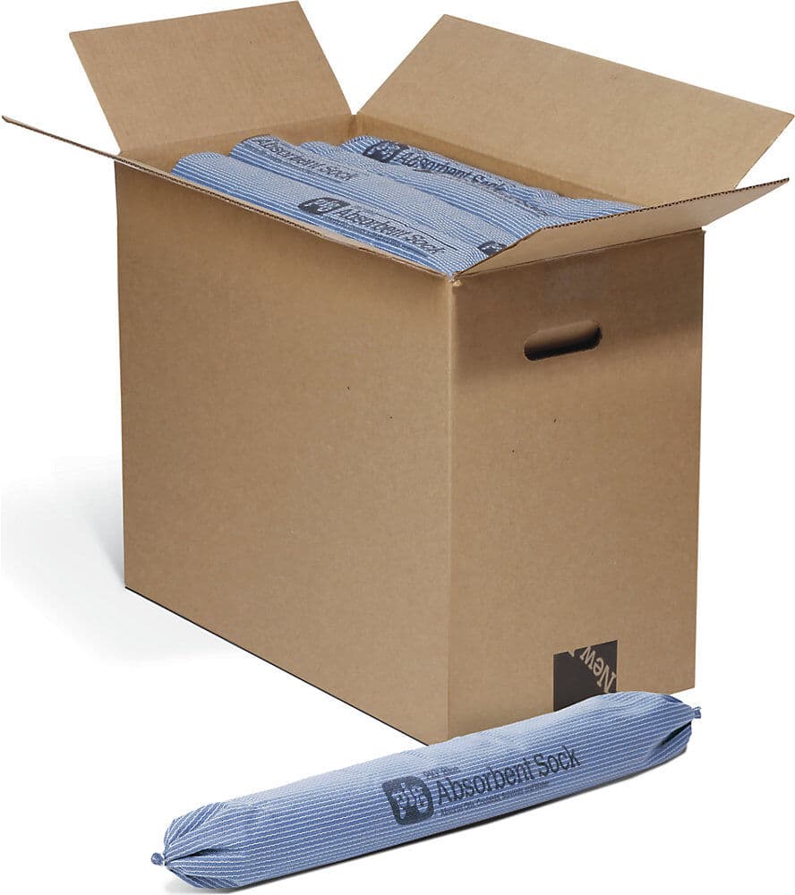 BLUE Bindevlies-Saugstrumpf Universal, Länge 610 mm, VE 24 Stk, Ø 80 mm, 78 l/VE PIG