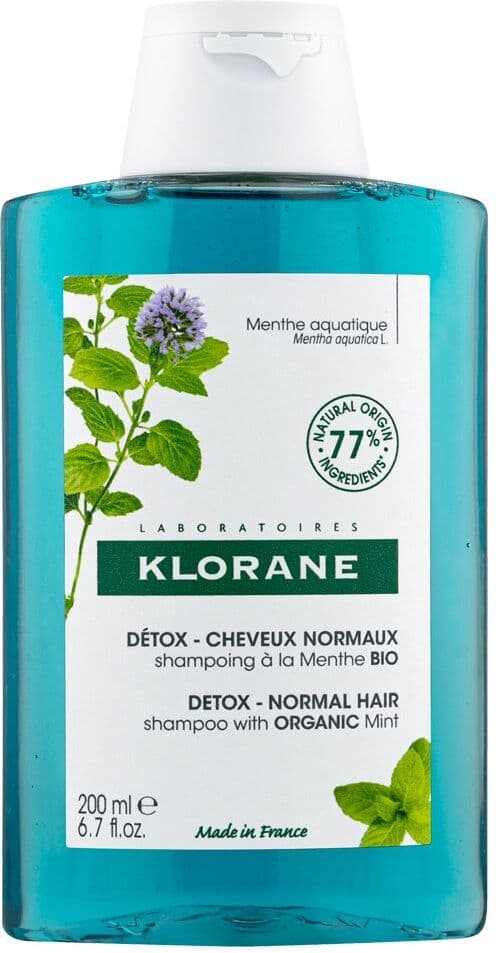 KLORANE Detox Shampoo With Organic Mint 200ml