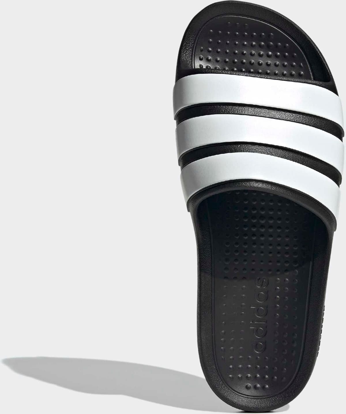 Badesandale ADIDAS SPORTSWEAR "FLOW ADILETTE", Damen, Gr. 39, schwarz-weiss (core schwarz, ftwr weiß, core schwarz), Synthetik, Schuhe Badesandale, Badelatschen core schwarz, ftwr weiß, core schwarz 39