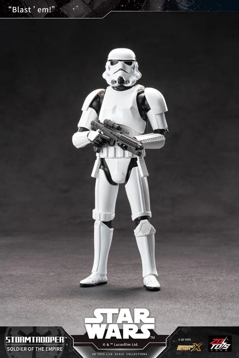 ZDTDS ZD Toys 1:10 Star Wars: The Mandalorian & Grogu Figure Darth Vader Luke Skywalker Stormtrooper Grogu Mandalorians Action Figures