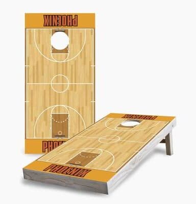 Skip's Garage Phoenix Basketball Cornhole Boards