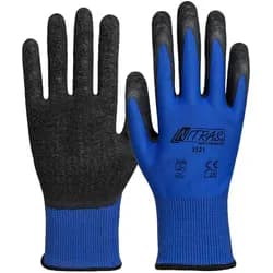NITRAS® Arbeitshandschuhe 3521 10 blau,schwarz