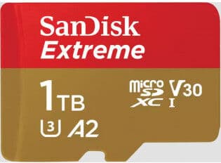 SanDisk 1tb Microsdxc Extreme Minneskort