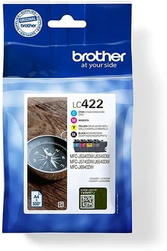 Brother Multipack de Tinteiros  LC422VAL (BK/C/M/Y)