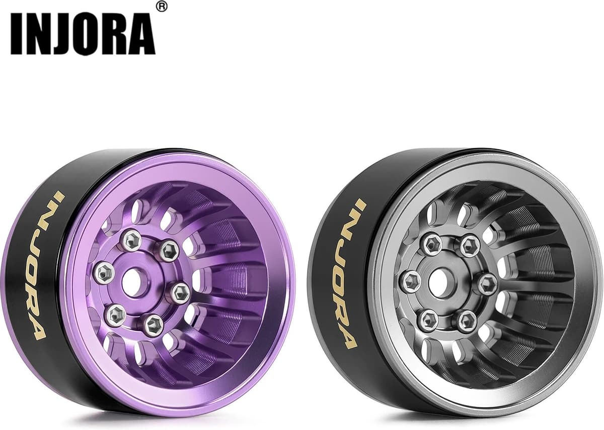 INJORA Deep Dish Aluminum & Brass 1.0