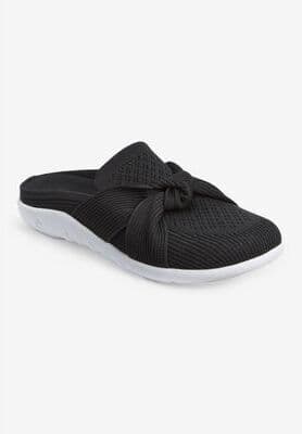 Women's The Gwyneth Arch Support Slip On Mule by Comfortview in Black (Size 12 M)