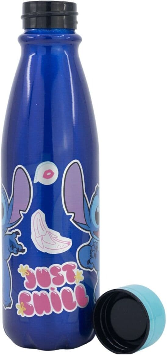 Stitch Just Smile Sininen Juomapullo 600ml Stor