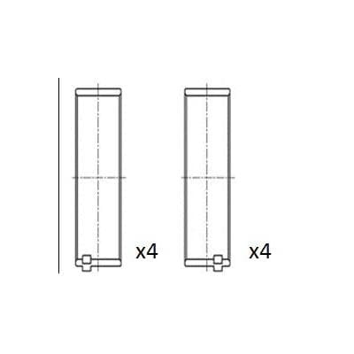 FAI AUTOPARTS Pleuellager bb2167std für LAND ROVER JAGUAR