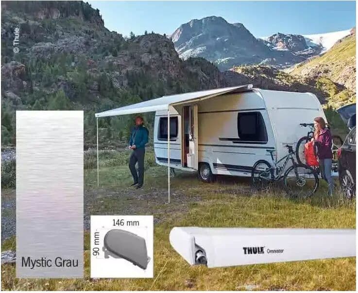 Thule Takmarkise 6300 350 Cm Mystic Grey / Hvit