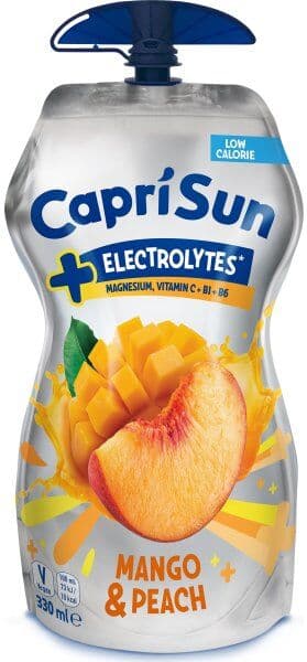 Capri-Sun Mango/fersken Elektrolytter, 330 Ml