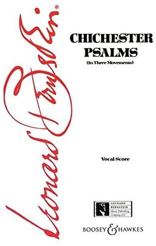 Chichester Psalms: In three movements. Knabenstimme, gemischter Chor (SATB) und Orchester, oder Sopran, gemischter Chor (SATB), Harfe, Orgel und Schlagzeug. Klavierauszug. - Preis vom 14.10.2026 23:07:16 h