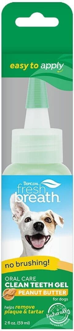 Tropiclean Clean Teeth Oral Mungel För Hund Jordnöt 59 Ml