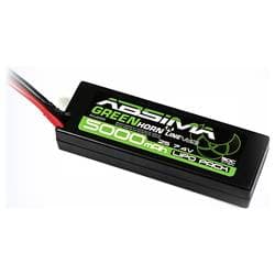 Absima Modellbau-Akkupack (LiPo) 7.4 V 5000 mAh Zellen-Zahl: 2 50 C Box Hardcase T-Stecksystem 4140009