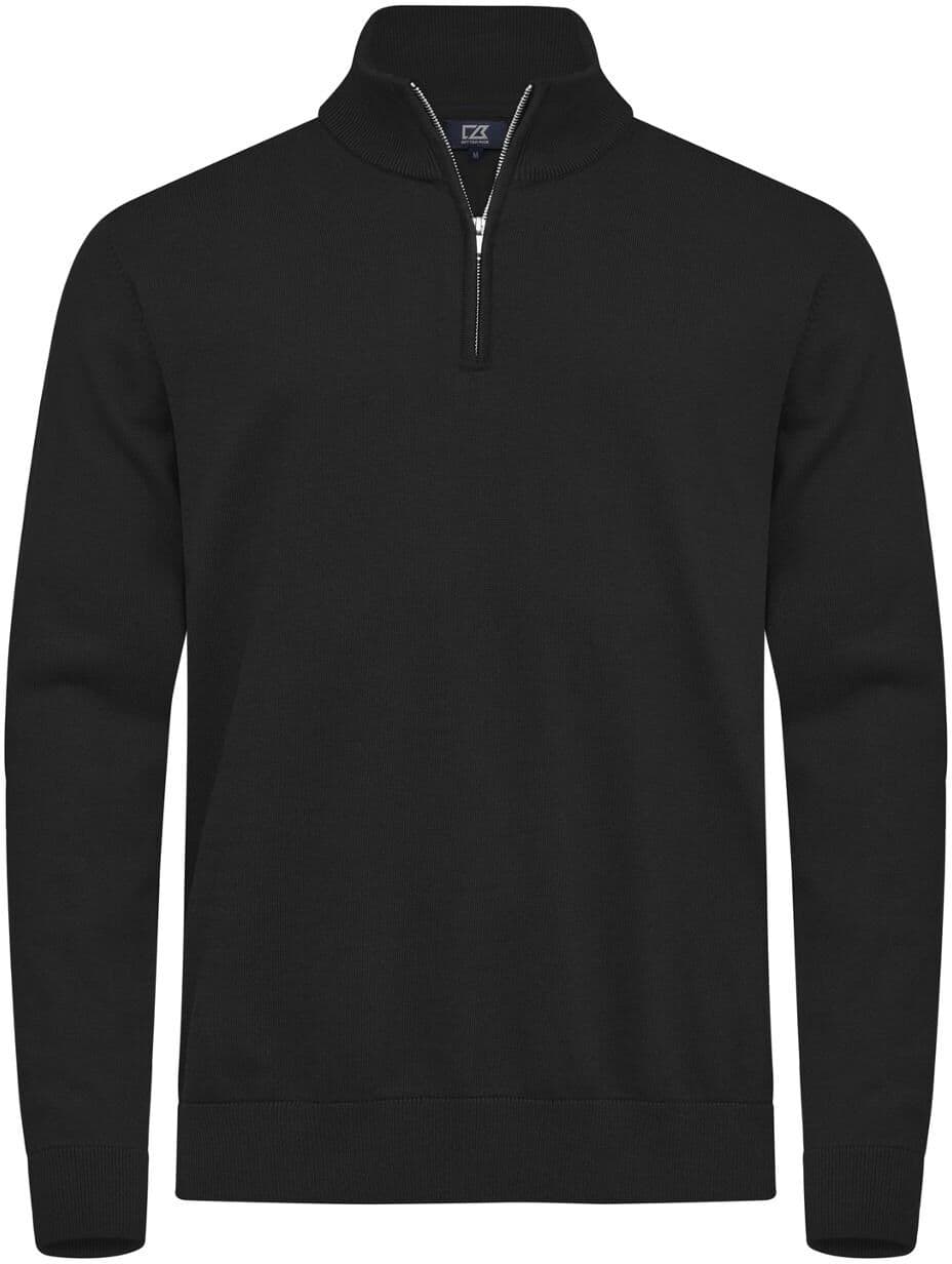 CUTTER & BUCK Tröja halfzip Oakville svart M