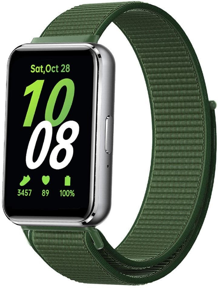 INCOVER Samsung Galaxy Fit3 Nylon Velcro Rem - Grøn