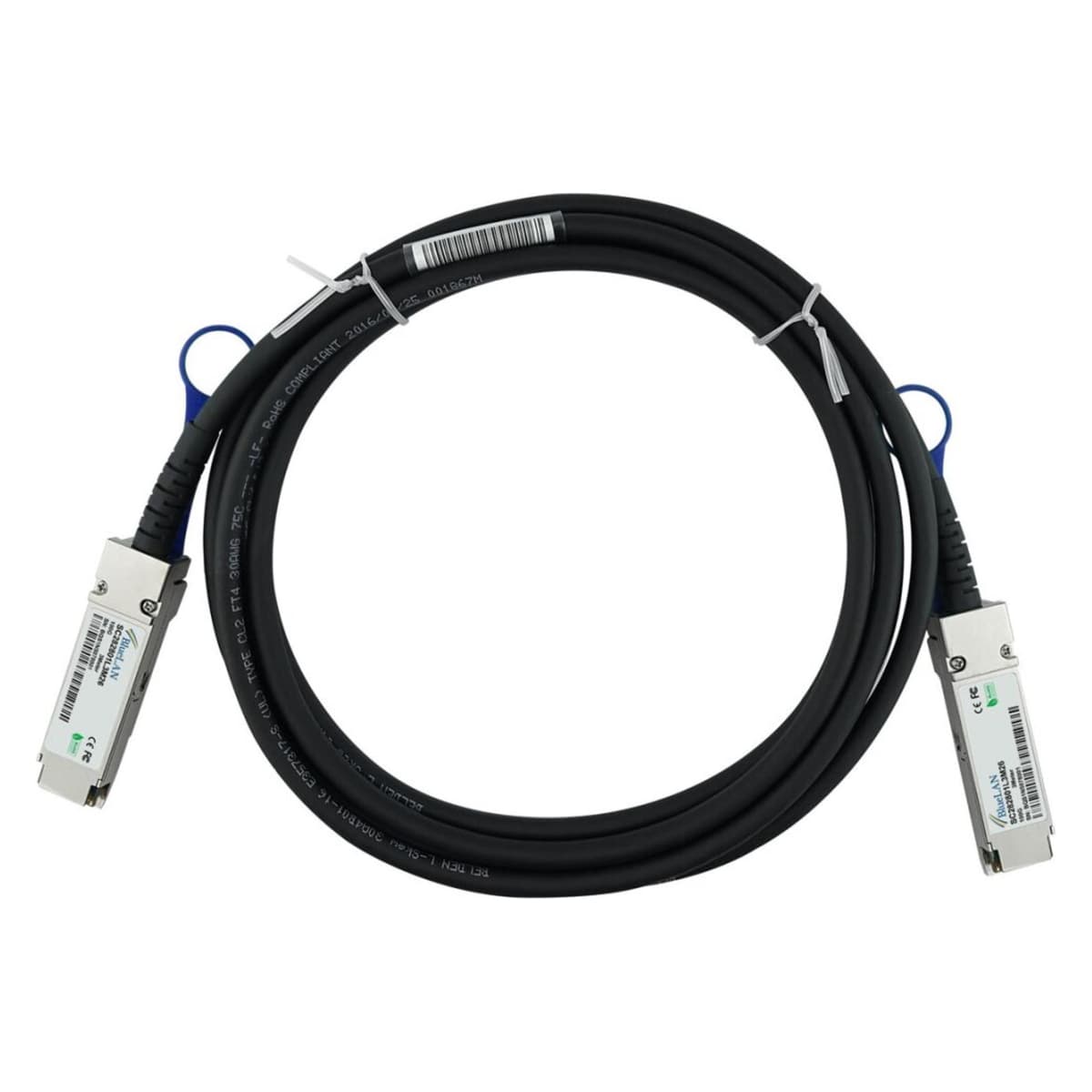 BlueLAN Lancom SFP-DAC100-0.5M kompatibles DAC QSFP28 SC282801L0.5M30 (SFP-DAC100-0.5M-BL)