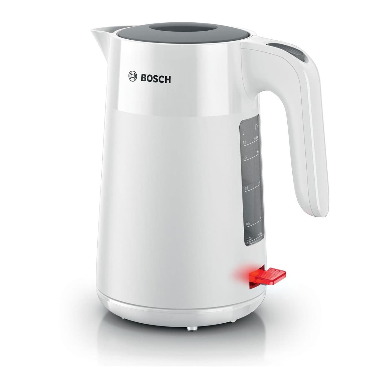 BOSCH Wasserkocher TWK3M124 / TWK2M161 (MyMoment, 1,7 l, 2400 W, weiß)
