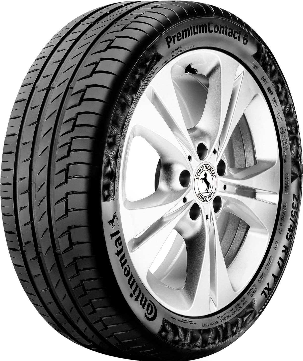 Sommerreifen CONTINENTAL "CONTINENTAL", schwarz, 255mm / 40 % R 17 94Y, Autoreifen
