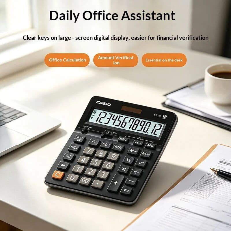 Casio GX-14B/DJ-120D/fx-999CN CW Scientific Calculator, Calculus, Matrix and Vector Preparation, Long-Lasting Battery Life