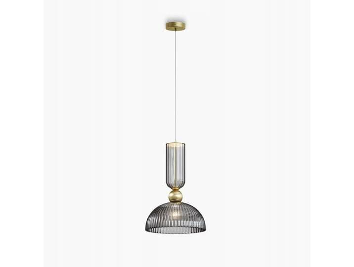 Maytoni Antic Hanglamp E27 - Gouden Design met Rookglas