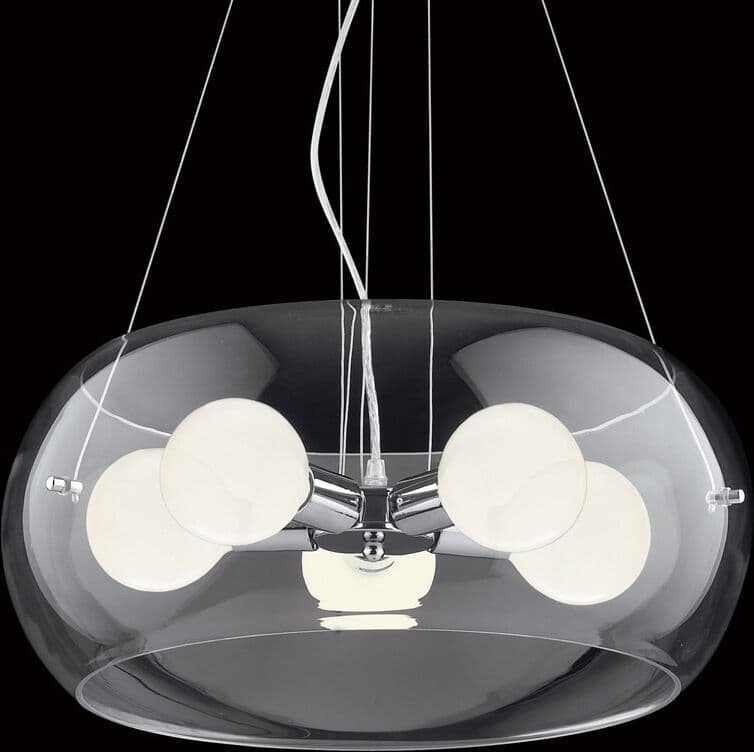 Ideal Lux AUDI-10 lámpara de suspensión transparente D485xH470-1000mm