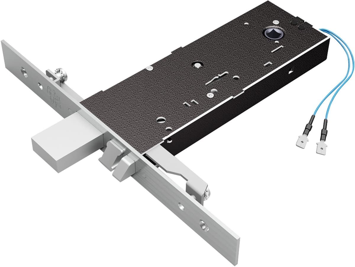 Omec SERRATURA ELETTRICA  TRIPLICE FASCE DOPPIA MAPPA E90 mm 4 MANDATE E SCROCCO H 64 mm
