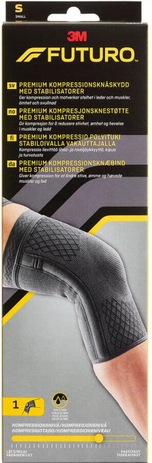 Futuro Premium Kompressionsknæbind med Stabilisatorer Str. S Medicinsk udstyr 1 stk