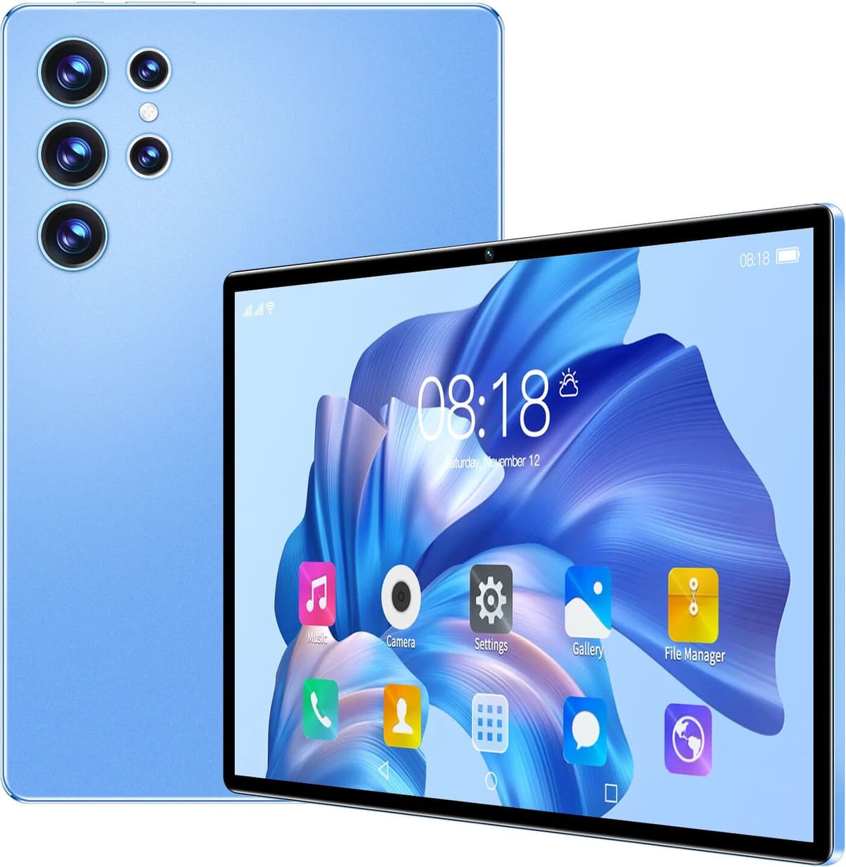 Qetupa 2026  10.1 Inch Octa Core Android Tablets 6GB+128GB 4G Dual SIM Network AI Speed-up Tablet Bluetooth WiFi 6000mAh