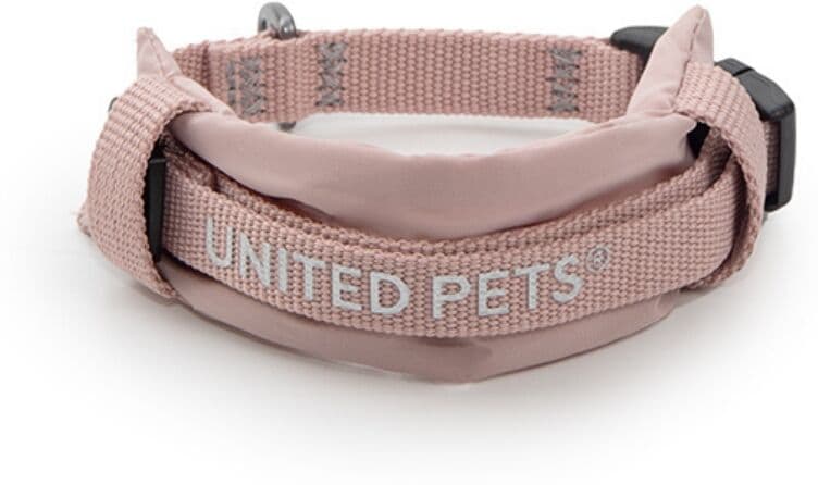 United Pets Collare per Cani con Sottocollo Imbottito Linea CityLife Rosa S