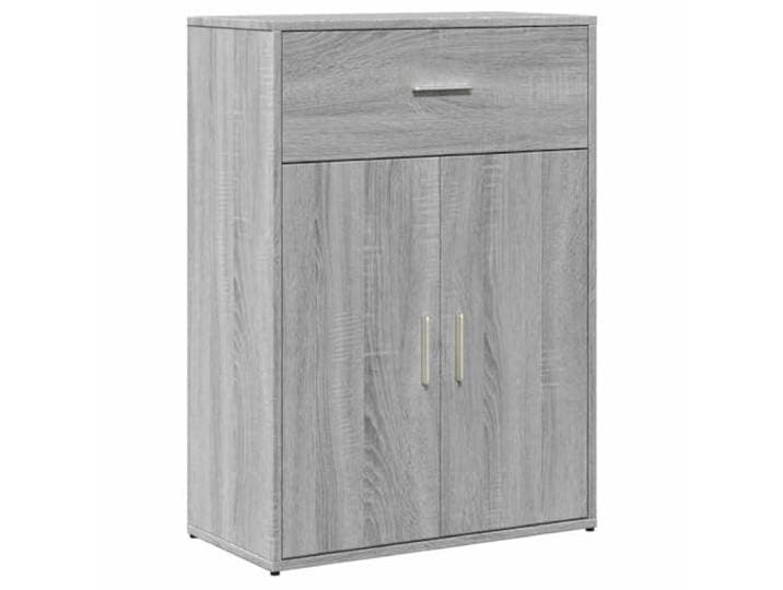 Sideboard Grau Sonoma 60x30x84 cm Holzwerkstoff Grau Sonoma, Holzwerkstoff, 60x30x84 cm, glatte Oberfläche, feuchtigkeitsbeständig, leicht zu reinigen, viel Stauraum,