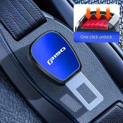 Of Wheels Deals Ford Seat Belt Buckle Extension Plug Auto Safety Accessory Interior Upgrade blue