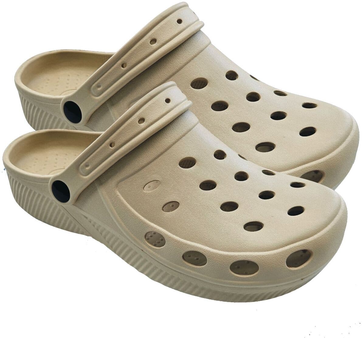 Freewalk Clogs – Komfortable Clox Sandal I Khaki Eller Sort-Sort-35