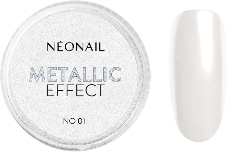 NEONAIL Effect Metallic αστραφτερή σκόνη Για τα νύχια απόχρωση 01 1 γρ