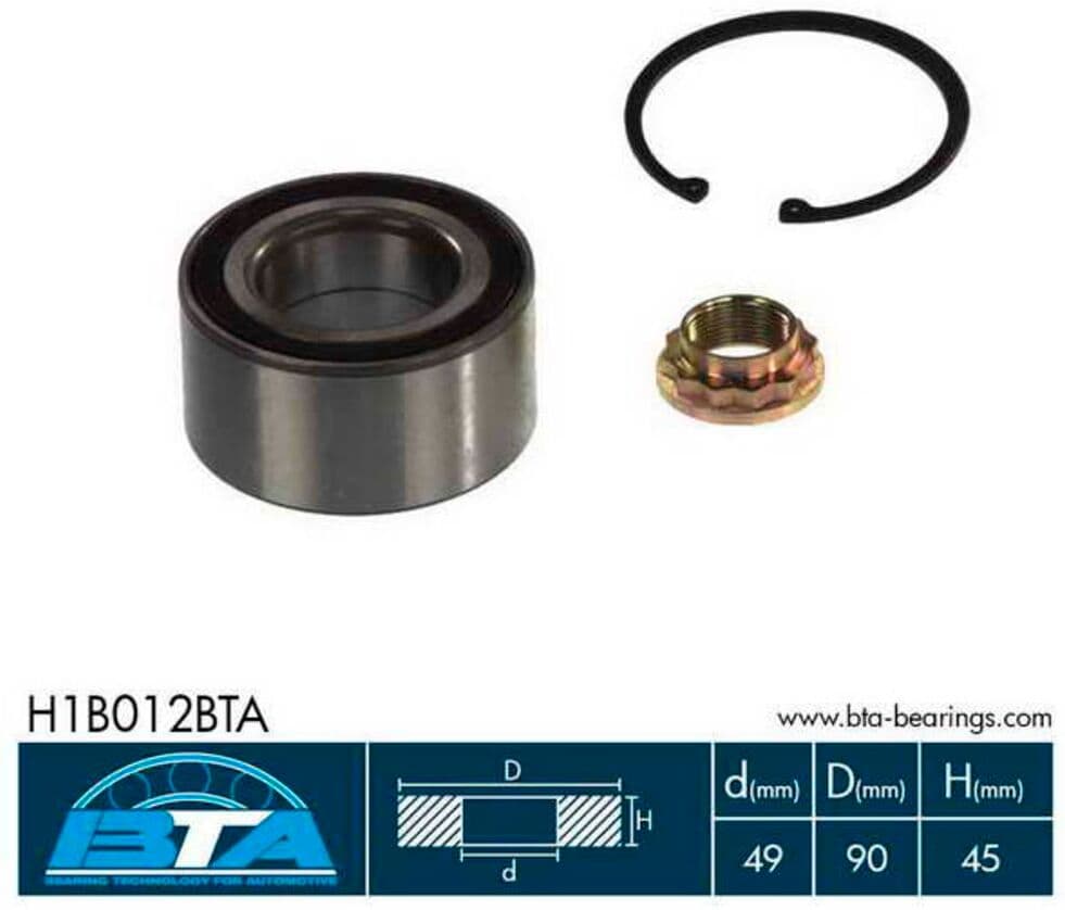 Radlagersatz BTA H1B012BTA