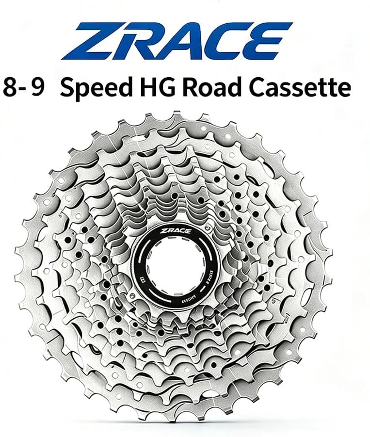 ZRACE 8s 9s Bicycle Cassette, Road Bike Freewheel 11-25T 28T 32T 34T 36T, 8 Speed 9 Speed Road Bike Sprocket