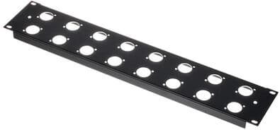 Thon Rack Panel 2U 16XLR 90Â°