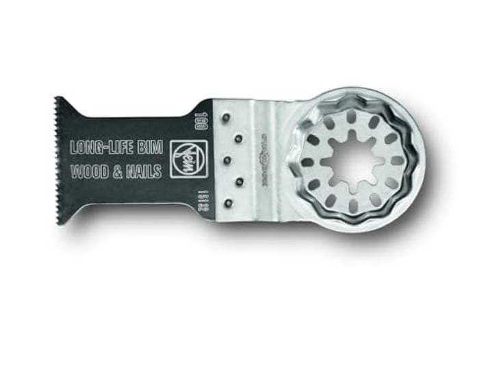 FEIN E-Cut Long-Life-zaagblad, VE 1 st., breedte 50 mm, lengte 50 mm, opname Starlock, bimetaal met geschrankte houtvertanding