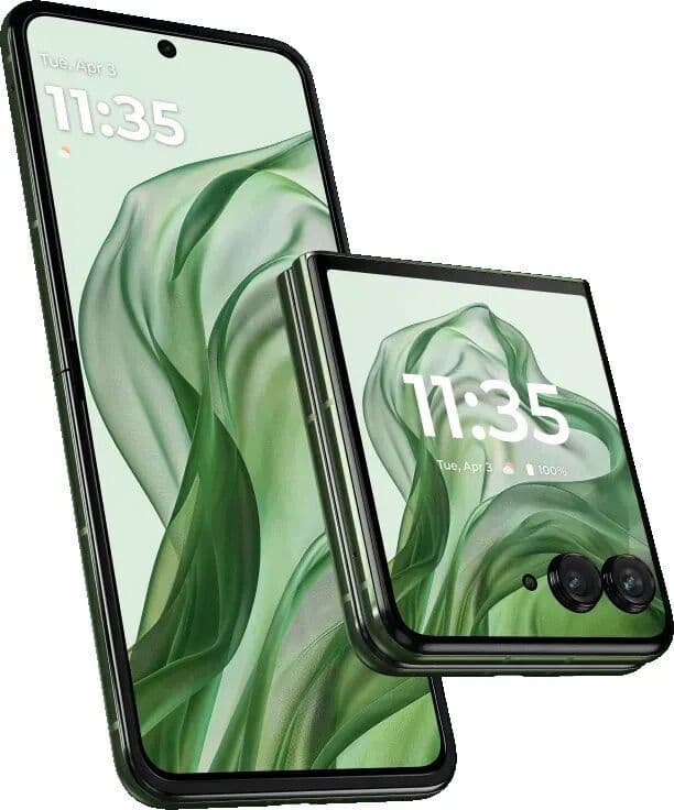 Motorola Razr 50 Ultra   512 GB   Dual-SIM   Wiosenna Zieleń - Refurbished