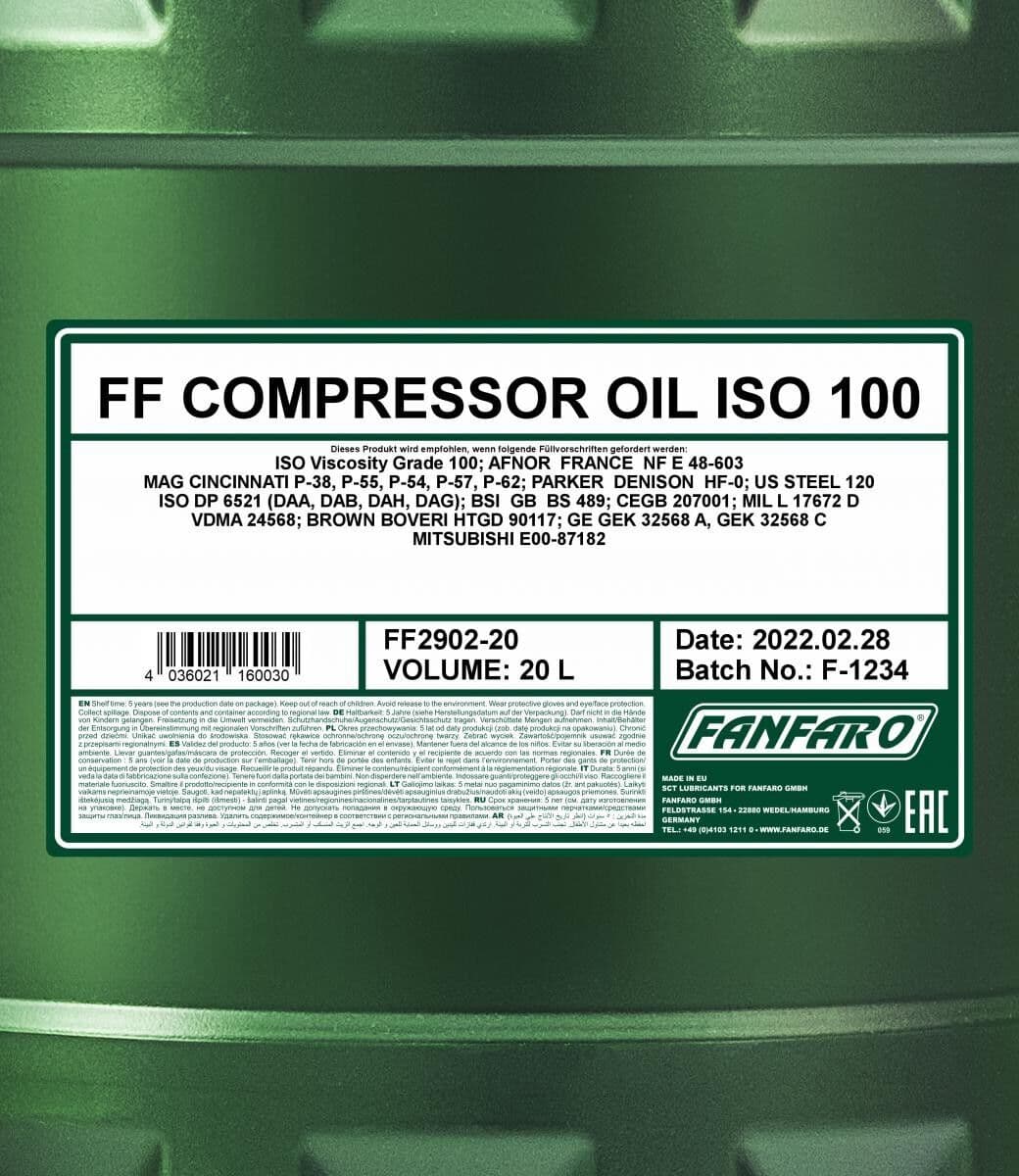 FANFARO FF2902-20 Kompressorolje