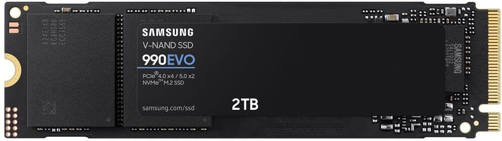 Samsung 990 EVO M.2 2 TB PCI Express 4.0 V-NAND TLC NVMe