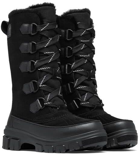 Sorel Torino V Tall WP Womens, Black / Natural 38