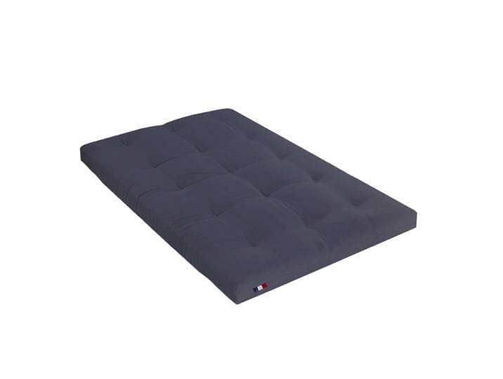Matelas futon coeur en mousse à mémoire de forme, anthracite 140x200